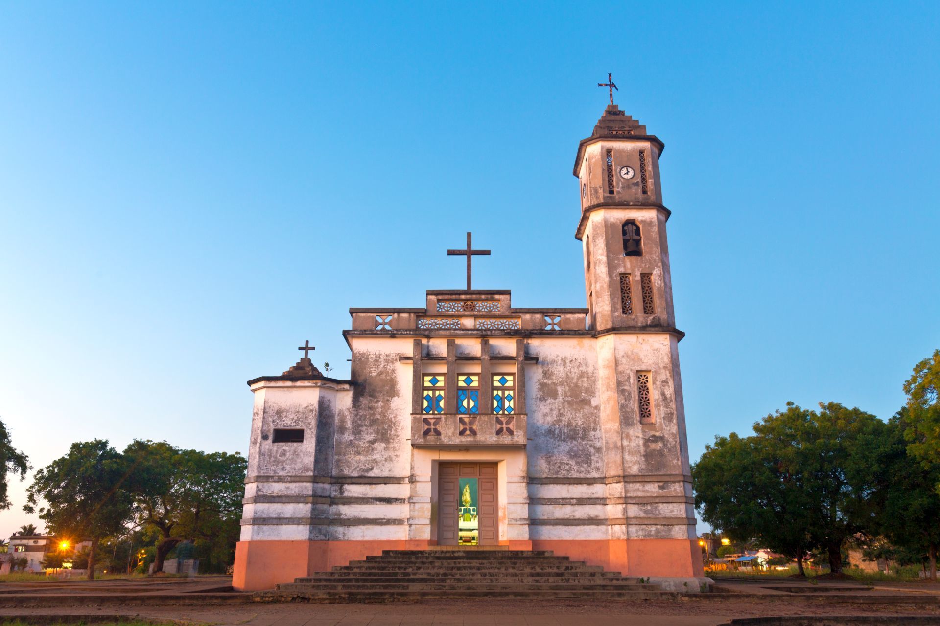 Mozambique, Nampula Province, Angoche, catholic church.
