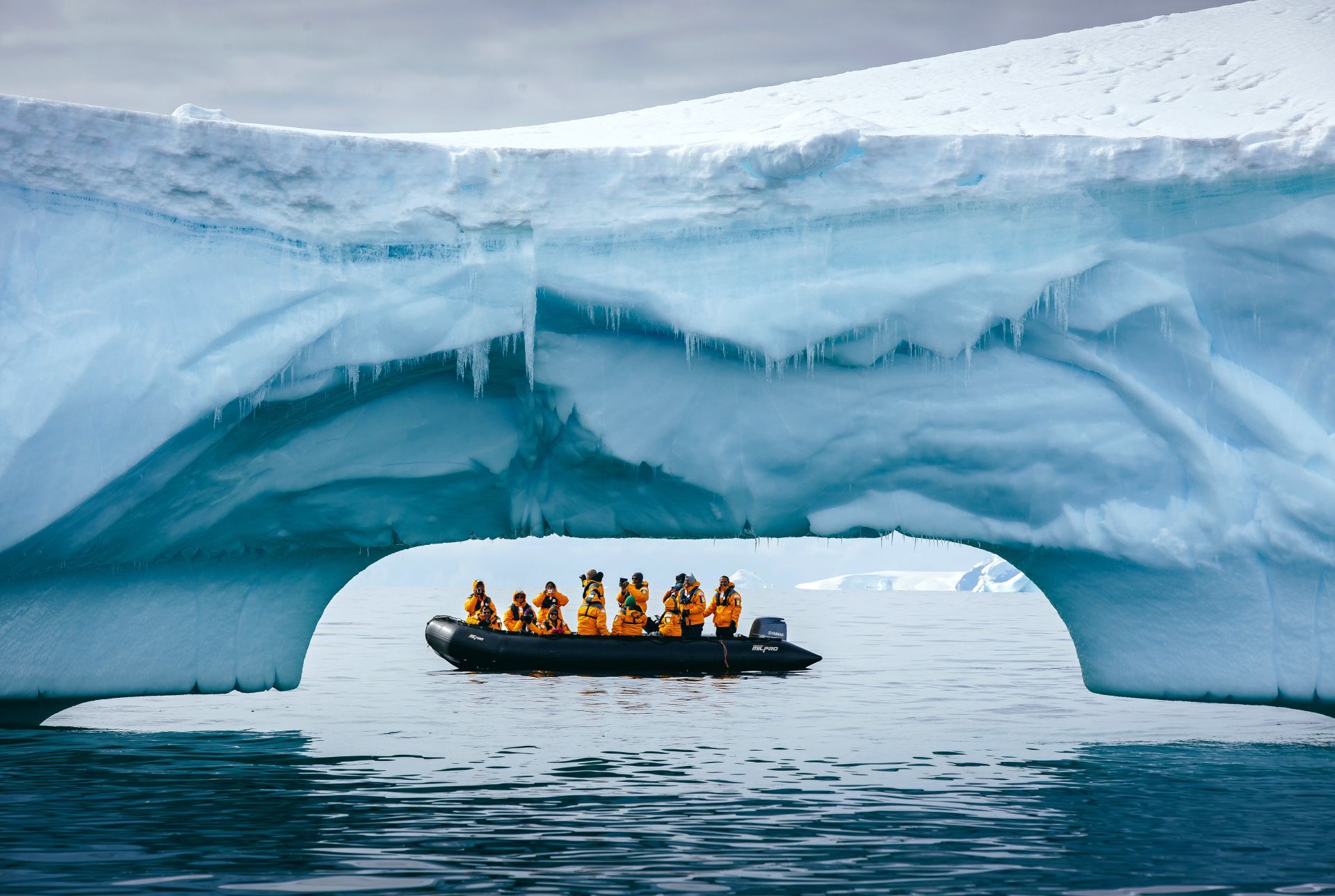 Antarctique zodiac