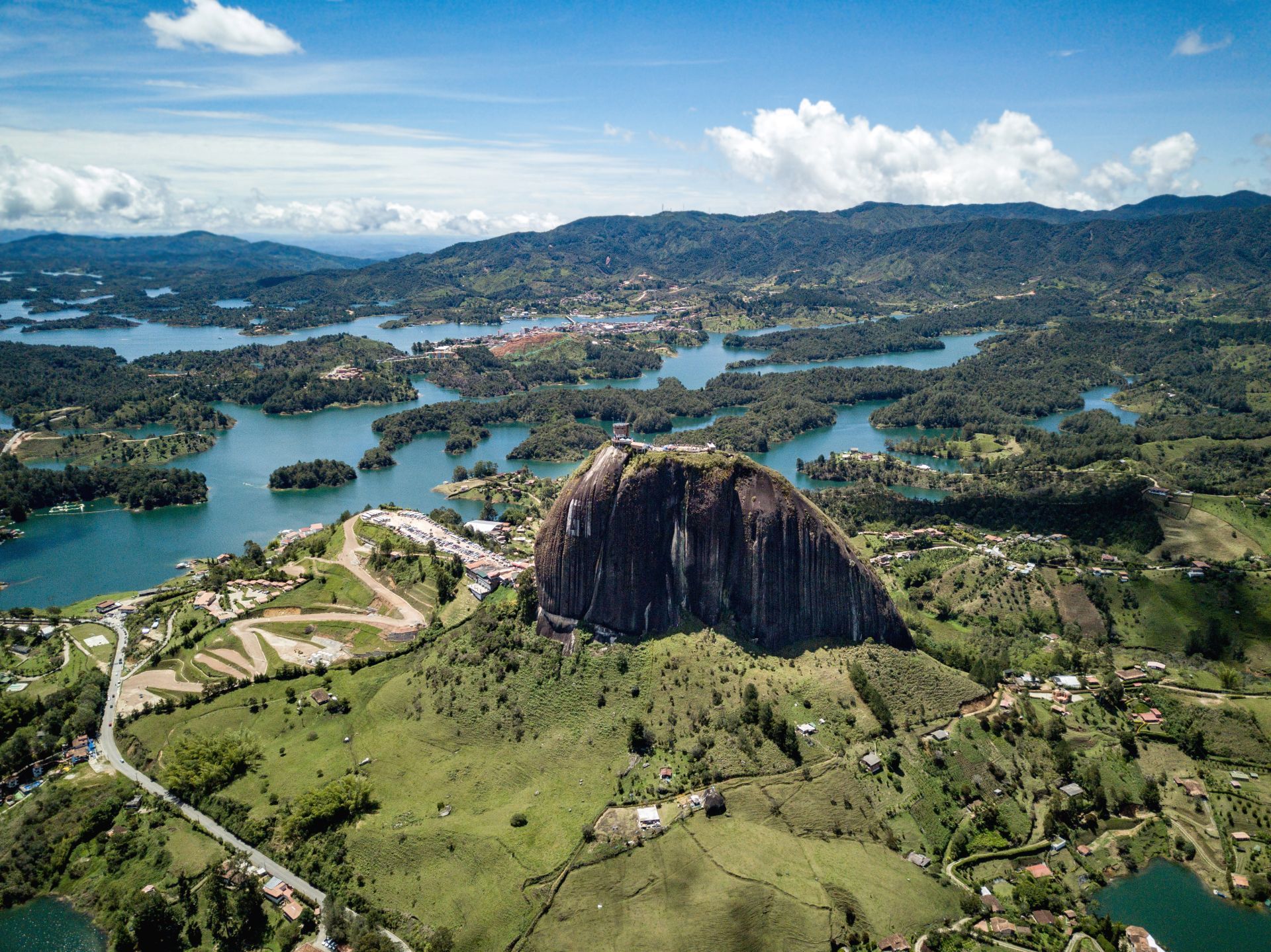 El Peñol of Guatape in Colombia
