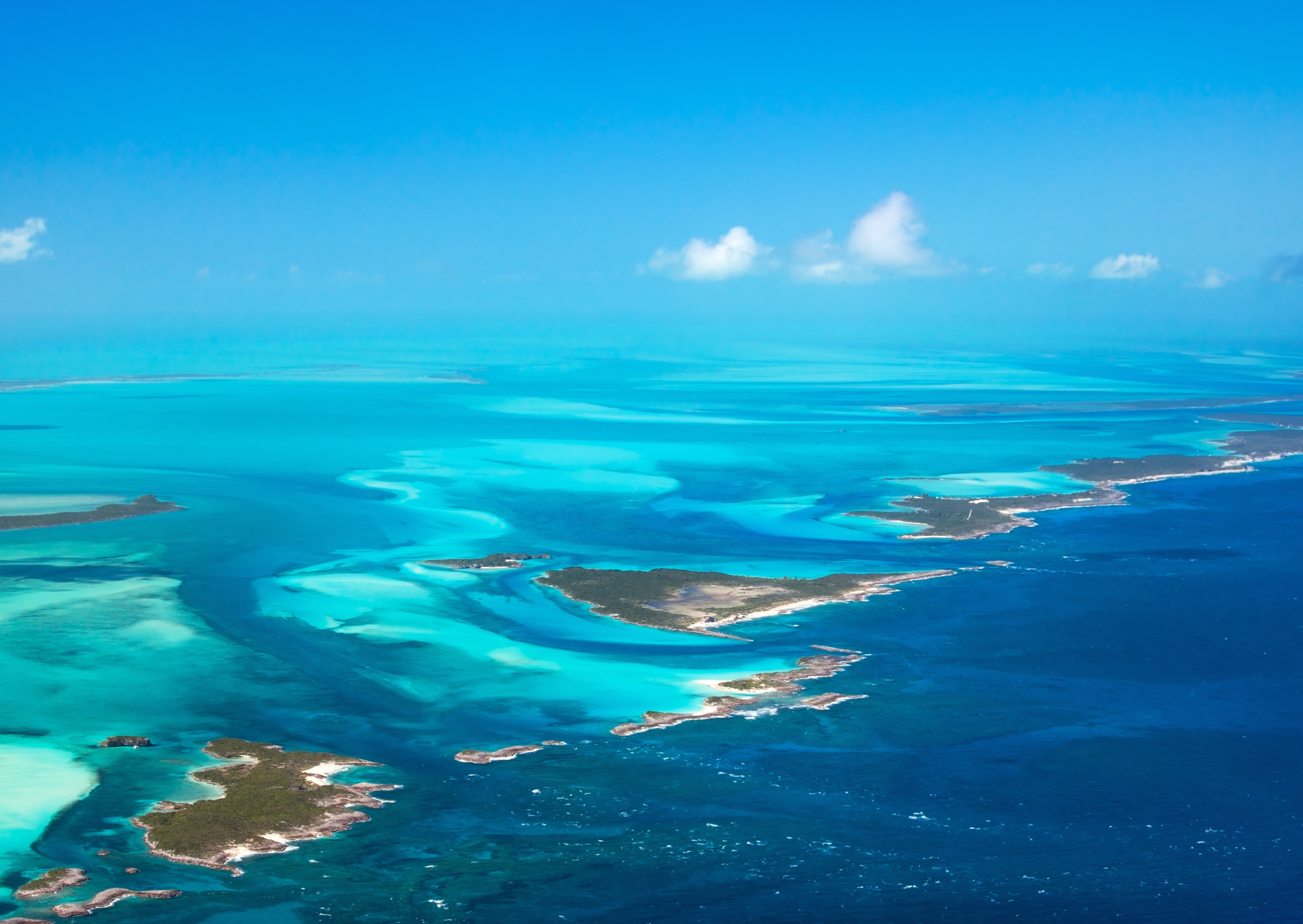 Bahamas vue aérienne