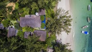 The Oberoi Mauritius presidential villa with pool