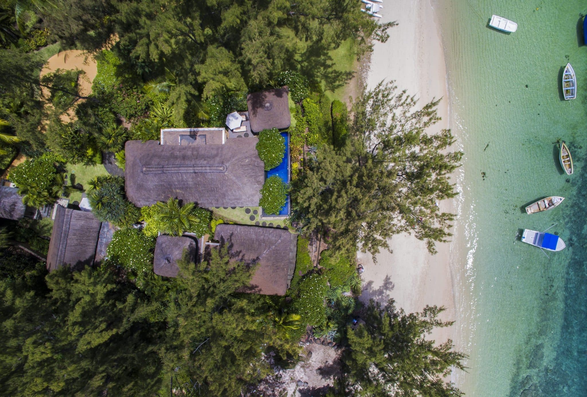 The Oberoi Mauritius presidential villa with pool